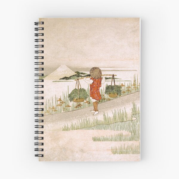 Item preview, Spring in the Rice Fields - Katsushika Hokusai designed and sold by SimpleJoyStyle.