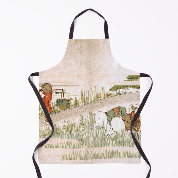 Item preview, Spring in the Rice Fields - Katsushika Hokusai designed and sold by SimpleJoyStyle.
