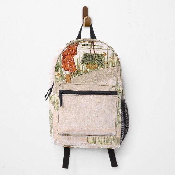 Item preview, Spring in the Rice Fields - Katsushika Hokusai designed and sold by SimpleJoyStyle.