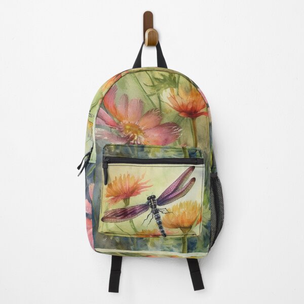 Item preview, Dragonfly Floral Print designed and sold by Richard Montag.
