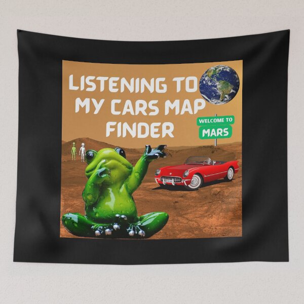 Item preview, My Car Map Finder designed and sold by Kezzie Prints.