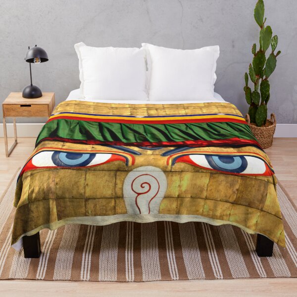 Item preview, Sacred Stupa of Swayambhunath: Gaze of Wisdom designed and sold by franck380.