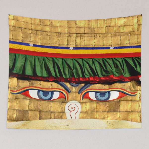 Item preview, Sacred Stupa of Swayambhunath: Gaze of Wisdom designed and sold by franck380.