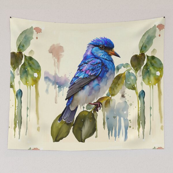 Item preview, Bluebird in the rain designed and sold by Alma Lee.