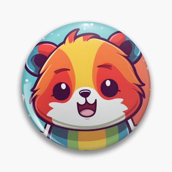 Item preview, Red Panda Rainbow designed and sold by WildheartArtCo.