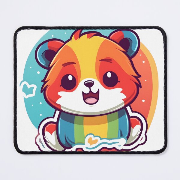 Item preview, Red Panda Rainbow designed and sold by WildheartArtCo.