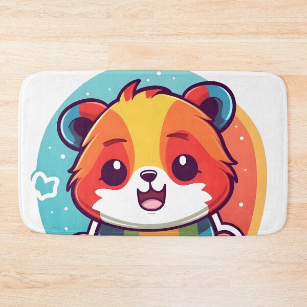 Item preview, Red Panda Rainbow designed and sold by WildheartArtCo.