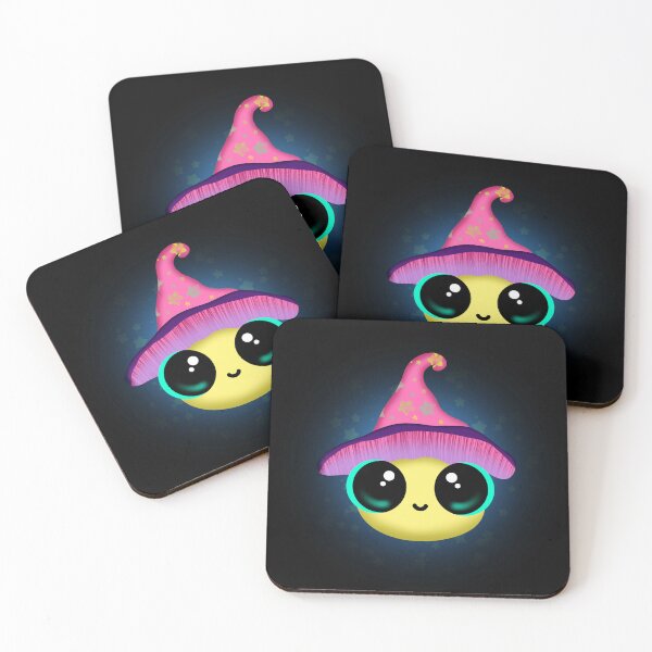 Item preview, Cute Little Big Eyed Witchy Mushroom designed and sold by JMDesignHouse.