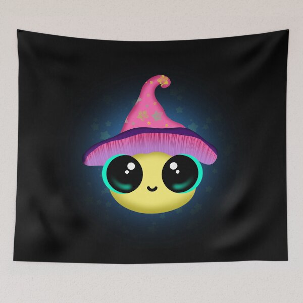 Item preview, Cute Little Big Eyed Witchy Mushroom designed and sold by JMDesignHouse.