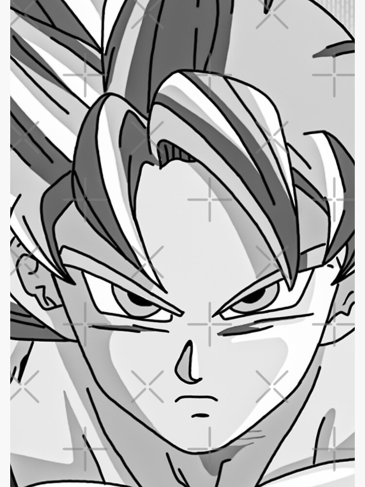 Mui Goku Black and White Manga Panel Artwork (2) | Poster