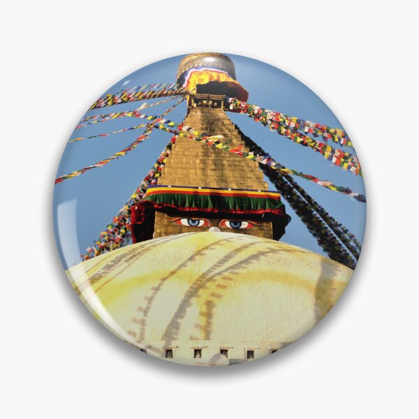 Item preview, Stupa and Prayer Flags in Kathmandu designed and sold by franck380.