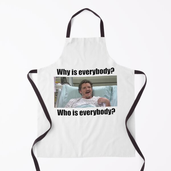 Item preview, Pedro Pascal SNL Why? designed and sold by Khaos Kreative.
