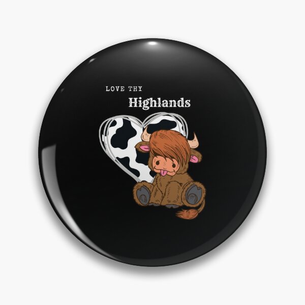Item preview, Love Thy Highlands - Scottish Highland Cows - Calves - Mini Cow Lovers designed and sold by hintprint.