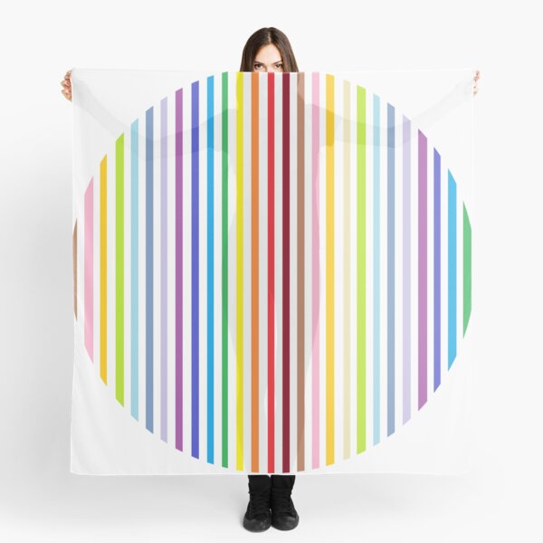Multicolored vertical stripes Scarf