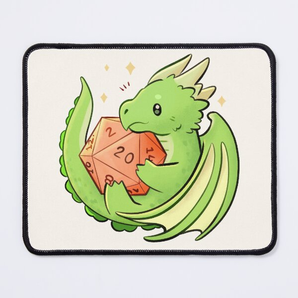 Item preview, Cute Dragon with Dice designed and sold by Milmino.