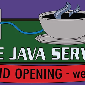 Artwork thumbnail, The Java Server by REALsaintpetty