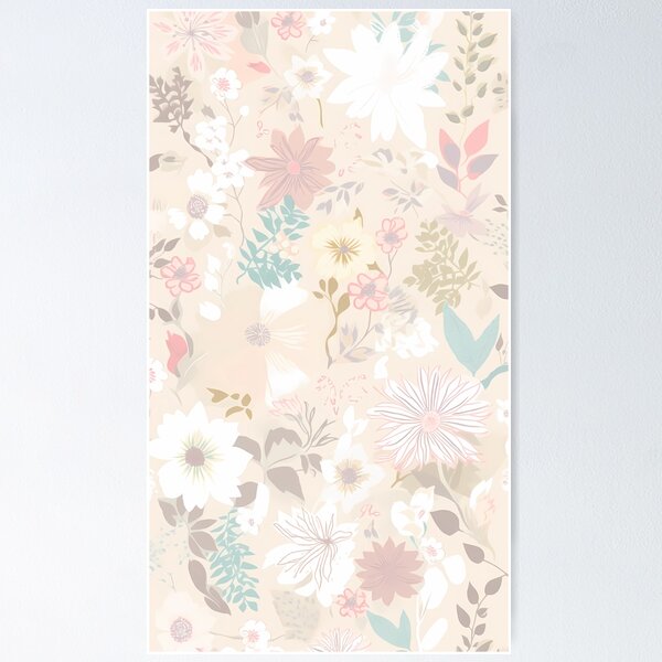 Item preview, Light Floral Pattern designed and sold by neuraldaydreams.