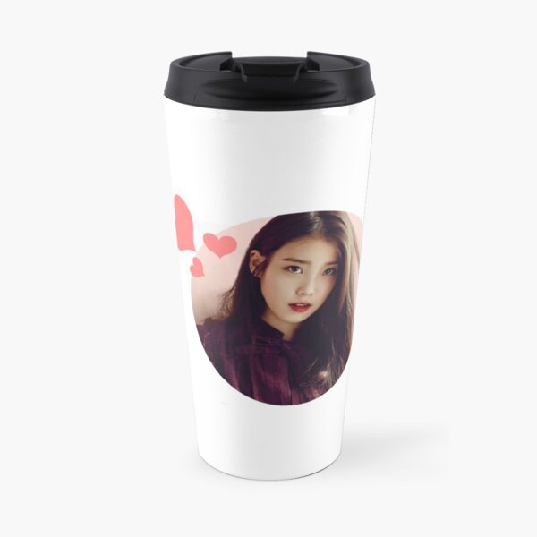 IU Kpop Sticker Travel Mug