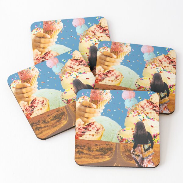 Item preview, Girl Escaping Down Ice Cream Highway designed and sold by AnimaliaStar.