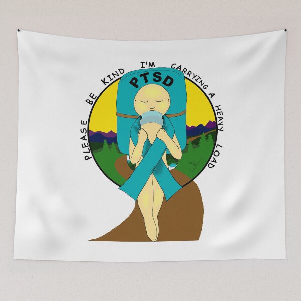 Item preview, Awareness for Post Traumatic Stress Disorder designed and sold by cameoivory.