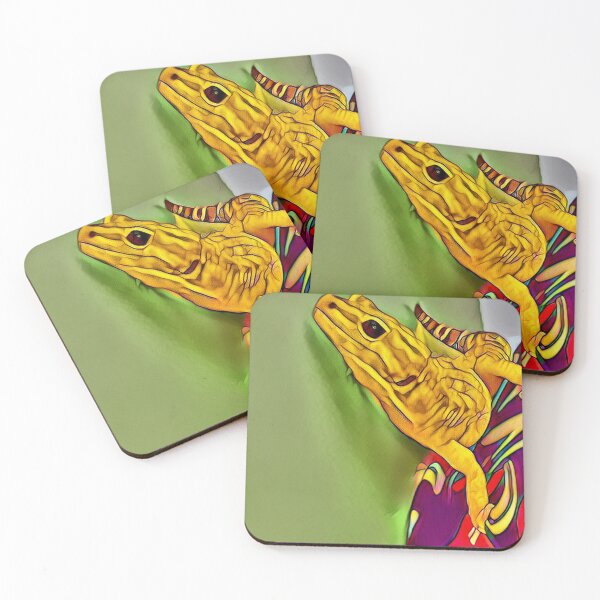 Item preview, Gecko leopardo colorido lindo designed and sold by MamaCsTees.