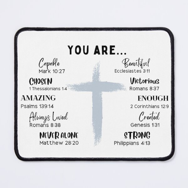 Item preview, You Are Scripture (dusty blue) designed and sold by Wordsofjoy.
