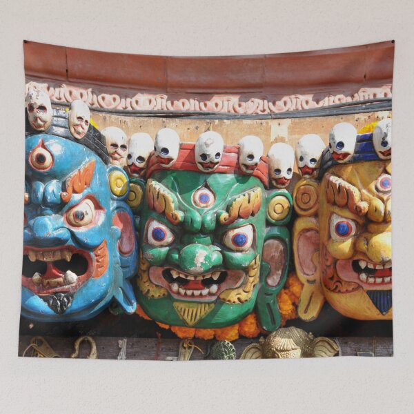 Item preview, Mystical Faces of Kathmandu designed and sold by franck380.