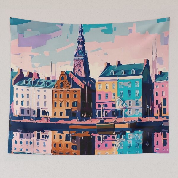 Item preview, Nyhavn Reflections: A Copenhagen Art Print designed and sold by Amalie A.