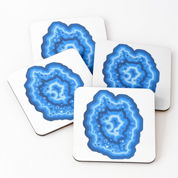 Item preview, Blue Orbicular Geode designed and sold by Moving-Doodles.
