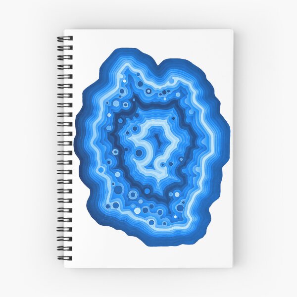 Item preview, Blue Orbicular Geode designed and sold by Moving-Doodles.