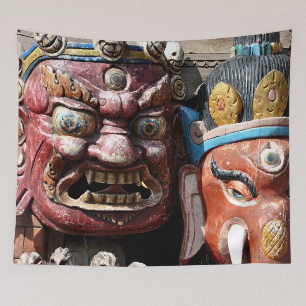 Item preview, Mystical Faces of Kathmandu designed and sold by franck380.