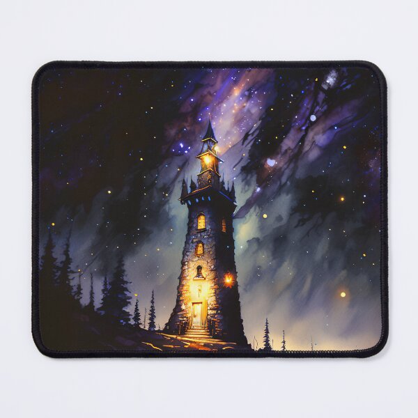 Item preview, The Wizard's Tower designed and sold by BlackWyvernArt.