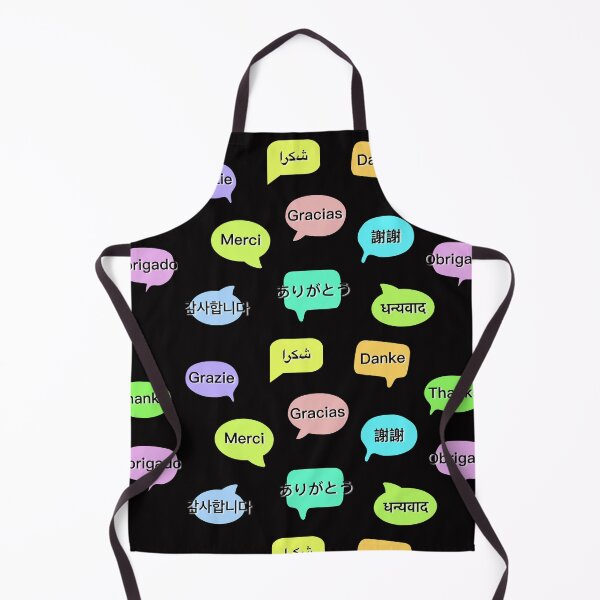 Item preview, “Thanks” in 11 languages for language lover, travelers & shop owner designed and sold by LiberaCaballo.