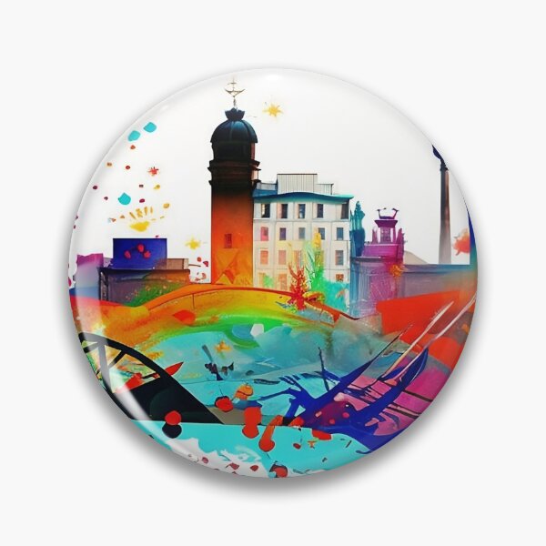 Item preview, Colorful city Berlin designed and sold by AlvrxDesign.