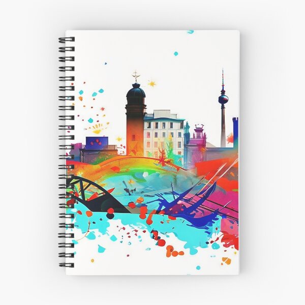 Item preview, Colorful city Berlin designed and sold by AlvrxDesign.