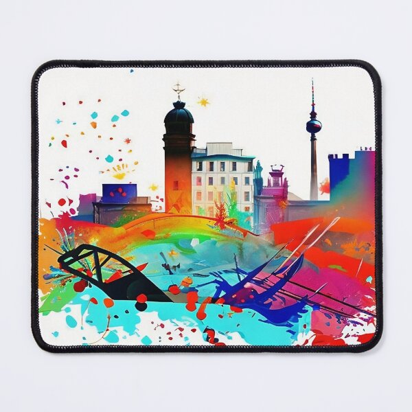 Item preview, Colorful city Berlin designed and sold by AlvrxDesign.