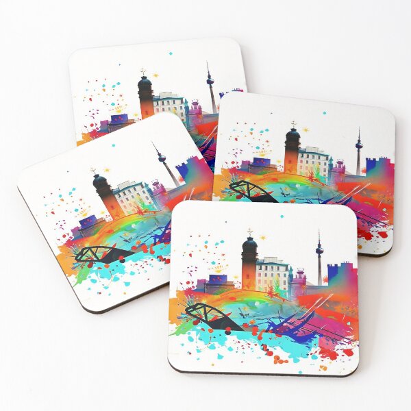 Item preview, Colorful city Berlin designed and sold by AlvrxDesign.