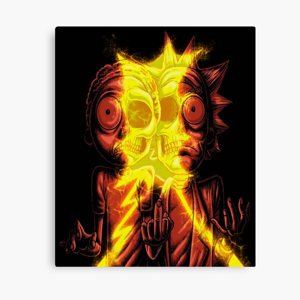 Rick Morty Canvas