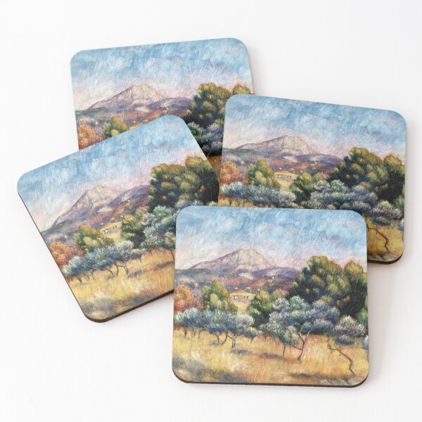 Item preview, Montagne Sainte-Victoire by Pierre-Auguste Renoir (1889) designed and sold by Meliara Prints.