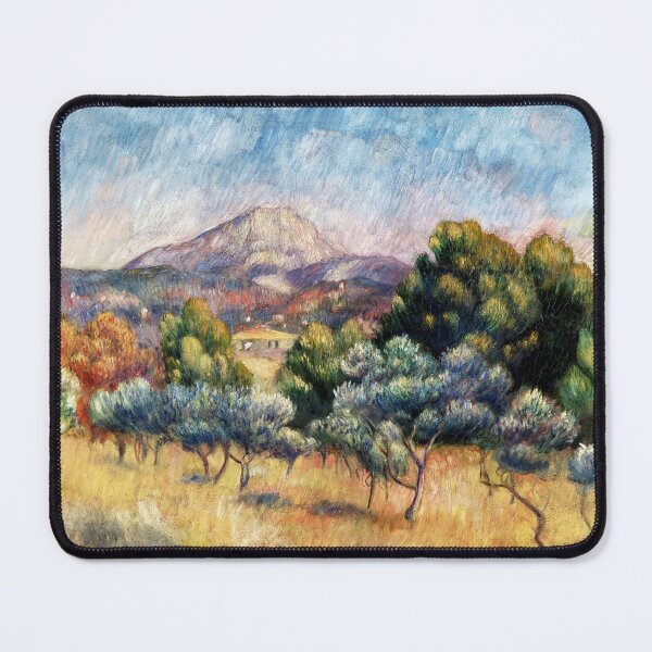 Item preview, Montagne Sainte-Victoire by Pierre-Auguste Renoir (1889) designed and sold by Meliara Prints.