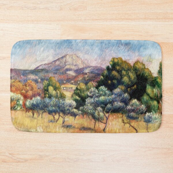 Item preview, Montagne Sainte-Victoire by Pierre-Auguste Renoir (1889) designed and sold by Meliara Prints.
