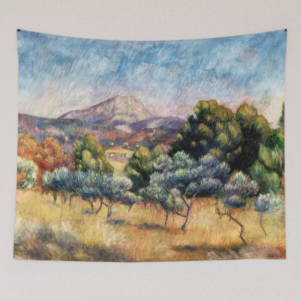 Item preview, Montagne Sainte-Victoire by Pierre-Auguste Renoir (1889) designed and sold by Meliara Prints.