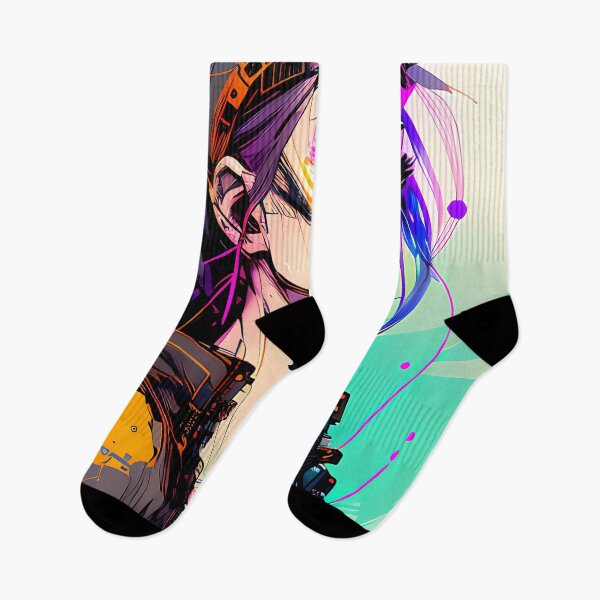 Item preview, Gritty and Cool - A Cyberpunk Illustration of a Girl in a Gray Jacket and Bandana designed and sold by GalihDA.