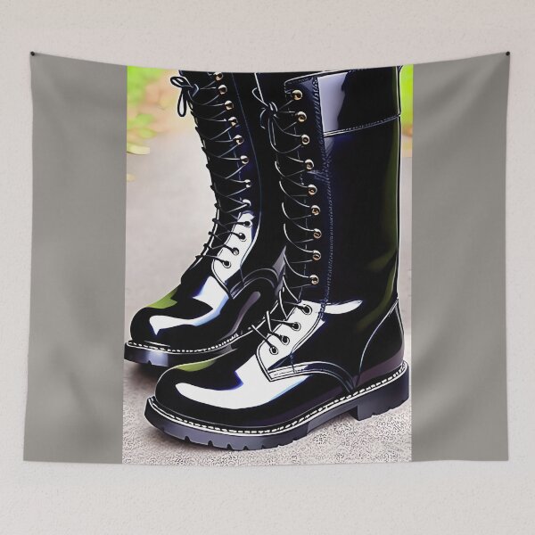 Item preview, Walking In My Big Black Military Boots designed and sold by RaveToTheGrave.