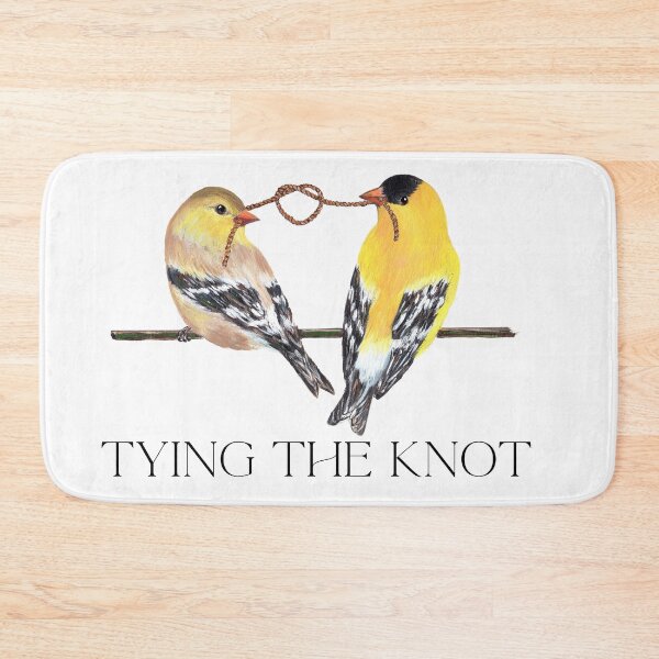 Item preview, Tying The Knot, Goldfinch Couple designed and sold by Roy & Tiffany.