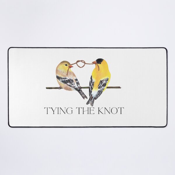 Item preview, Tying The Knot, Goldfinch Couple designed and sold by Roy & Tiffany.