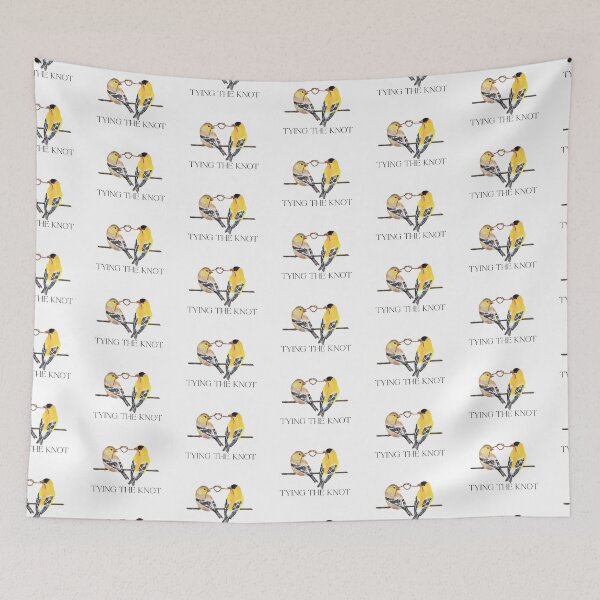 Item preview, Tying The Knot, Goldfinch Couple designed and sold by Roy & Tiffany.