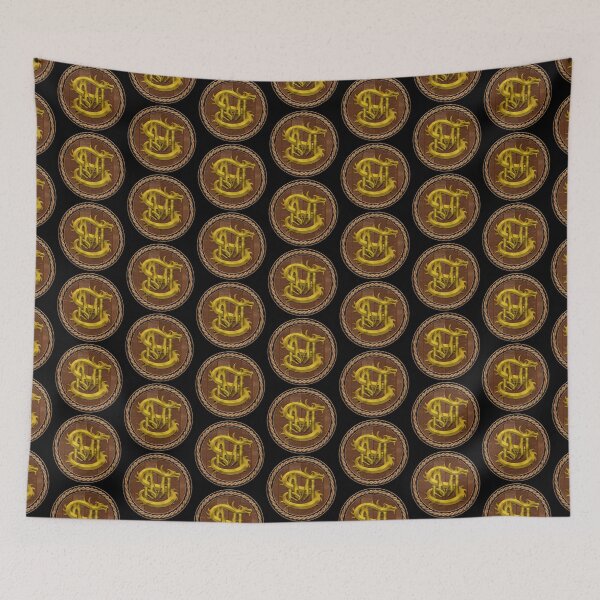 Item preview, M S Dragon Sigil Round Shield Gold 9 designed and sold by Swabcraft.