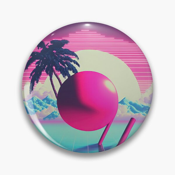Item preview, Virtual Utopia: A Vaporwave Landscape of Dreams designed and sold by Mullet Monkey.