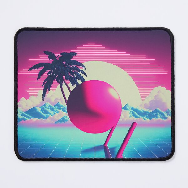 Item preview, Virtual Utopia: A Vaporwave Landscape of Dreams designed and sold by Mullet Monkey.